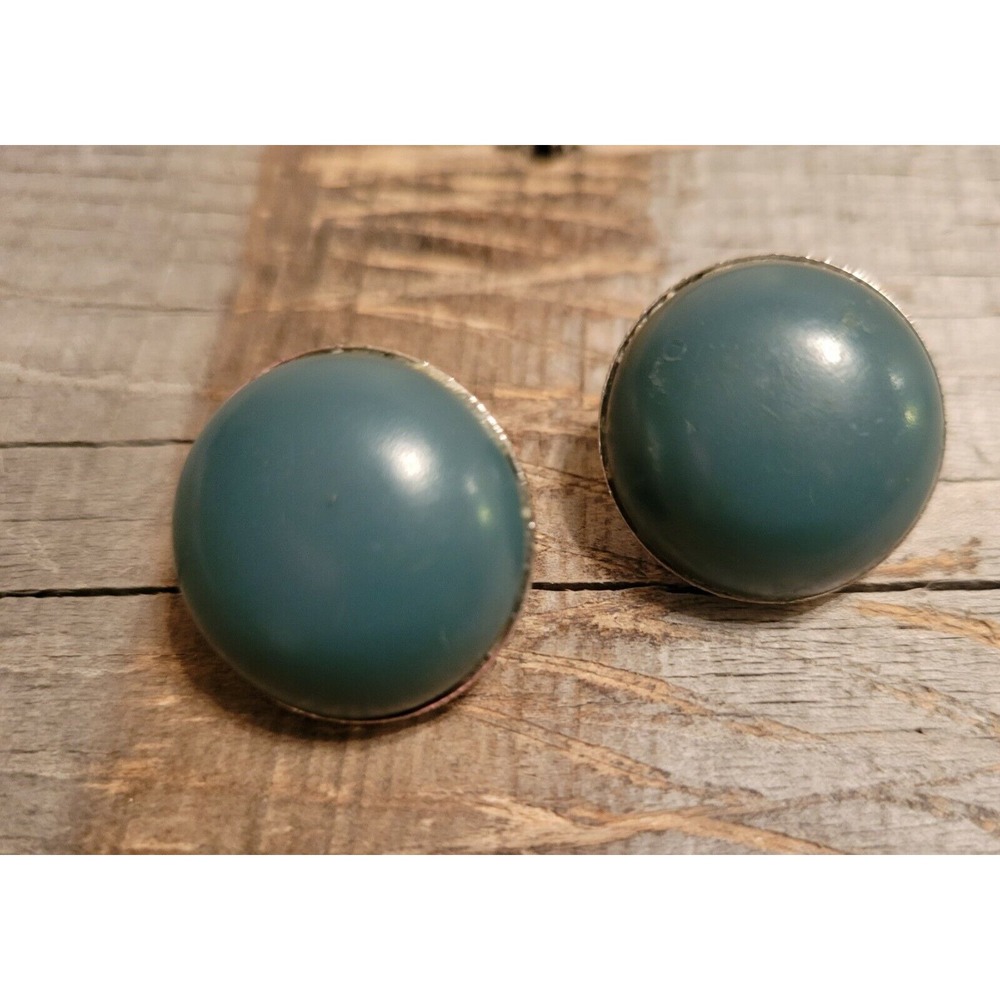 VINTAGE SARAH COVENTRY ROUND CLIP-ON EARRINGS - Nice - Picture 5 of 12